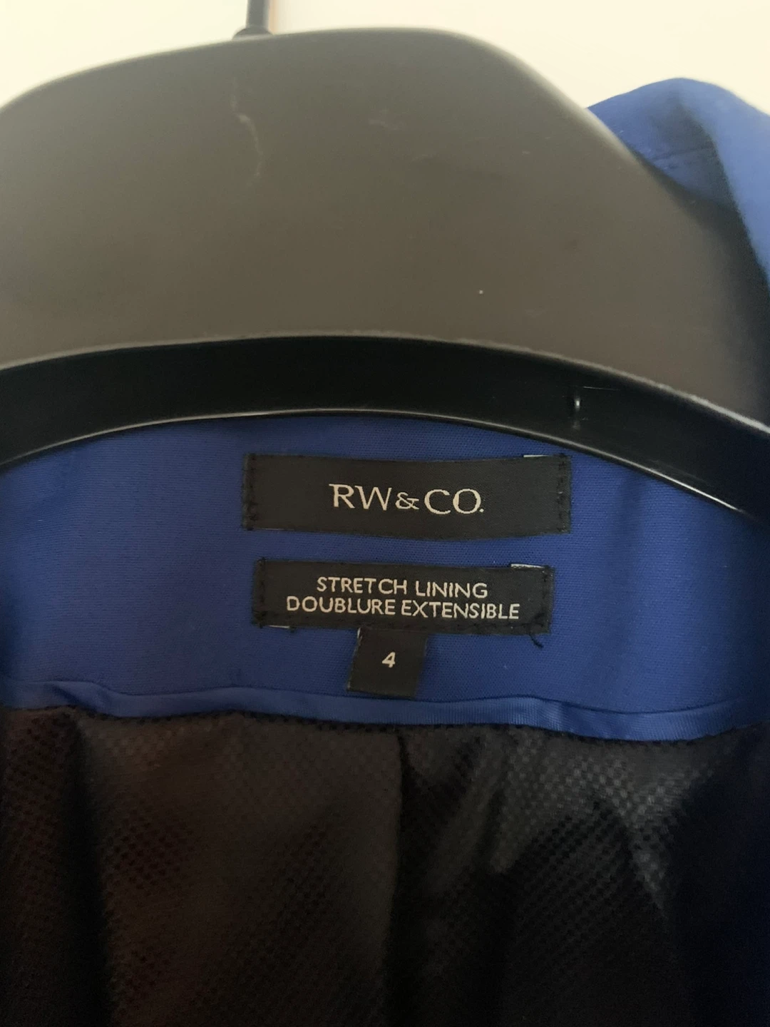 RW&CO. Blue Blazer Size 4