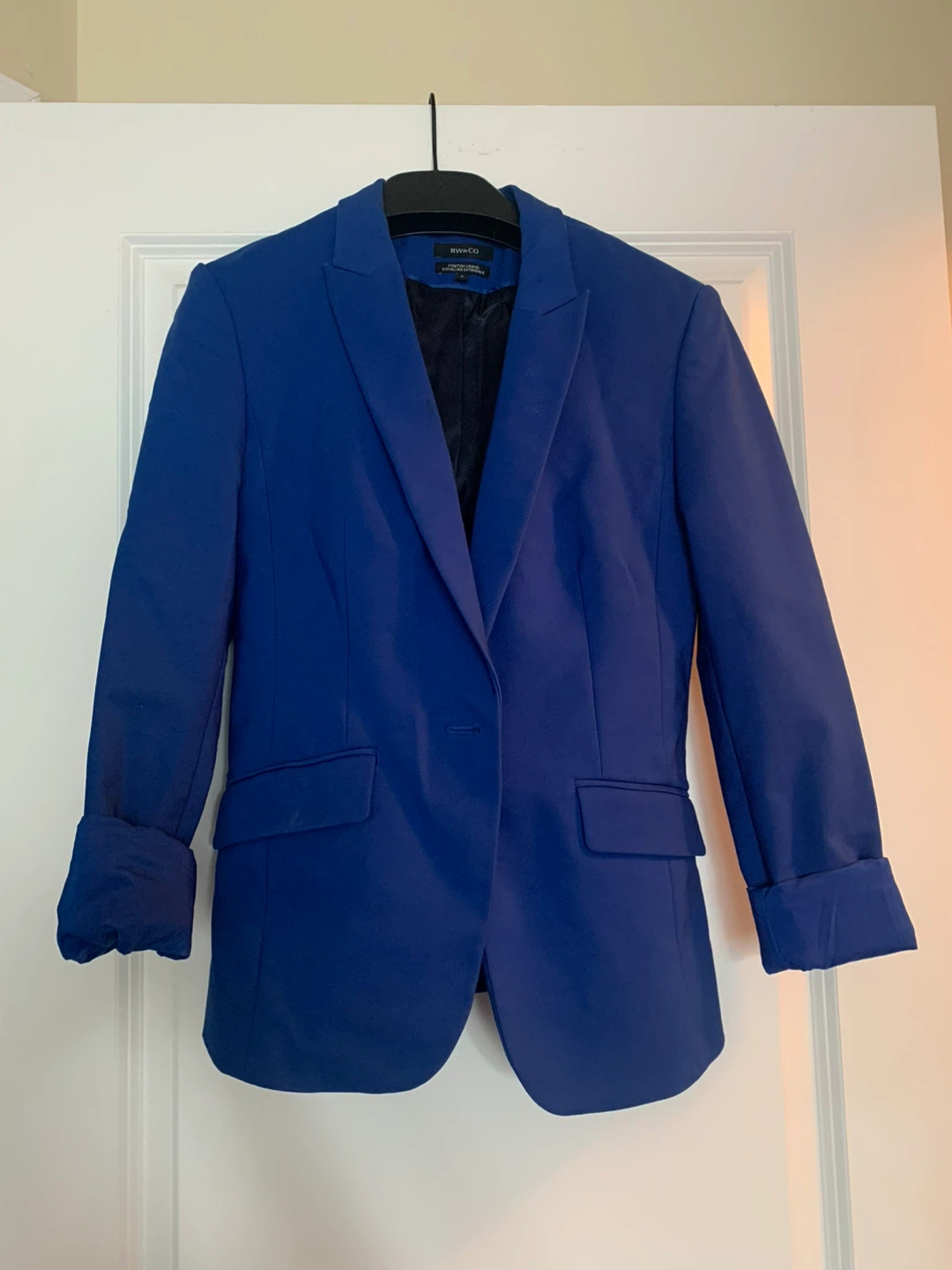 RW&CO. Blue Blazer Size 4 - photo 2