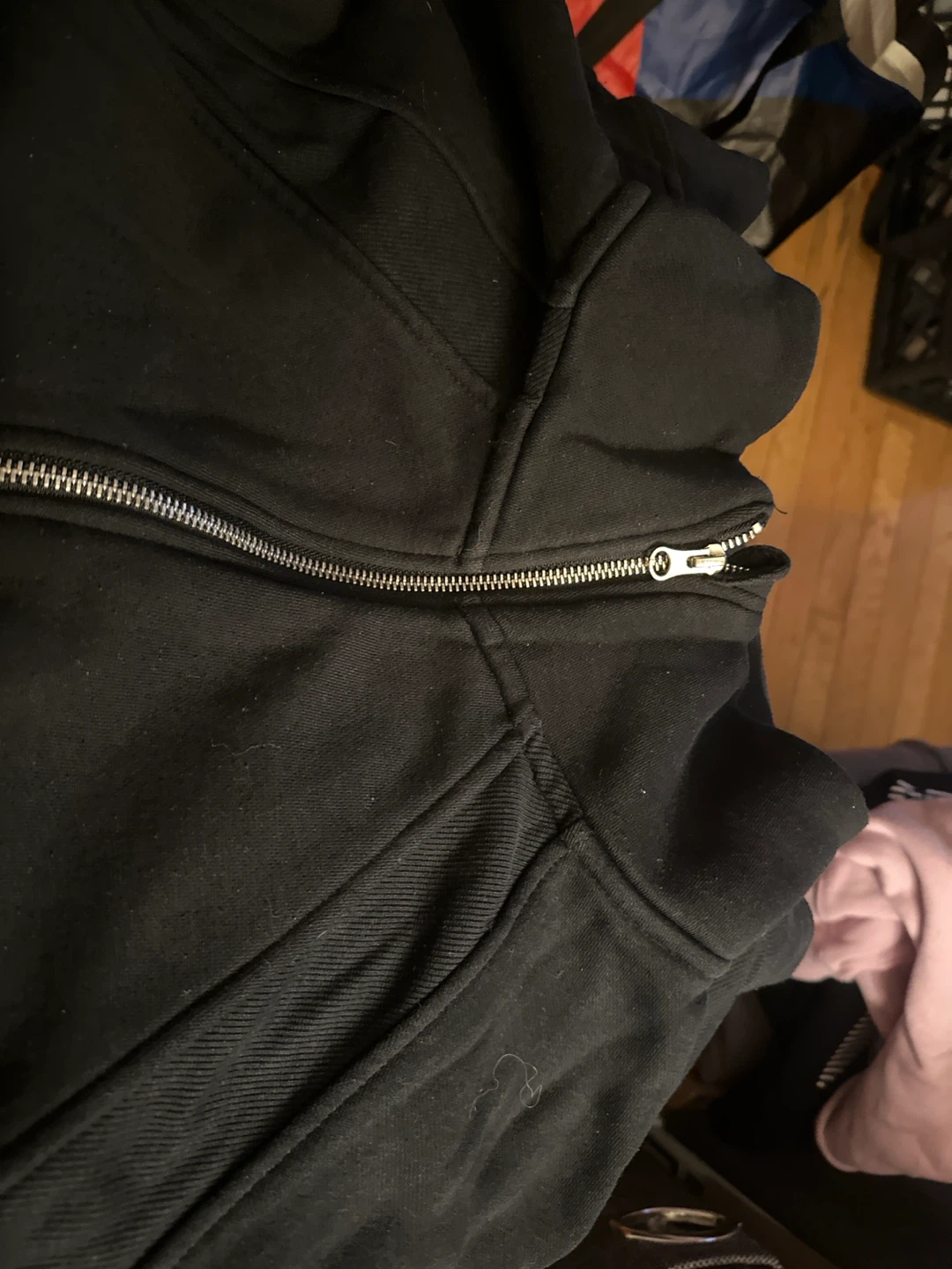 Black Full-Zip Hoodie