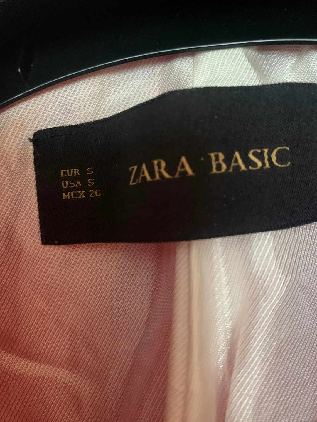 Zara Basic Red Blazer Size Small