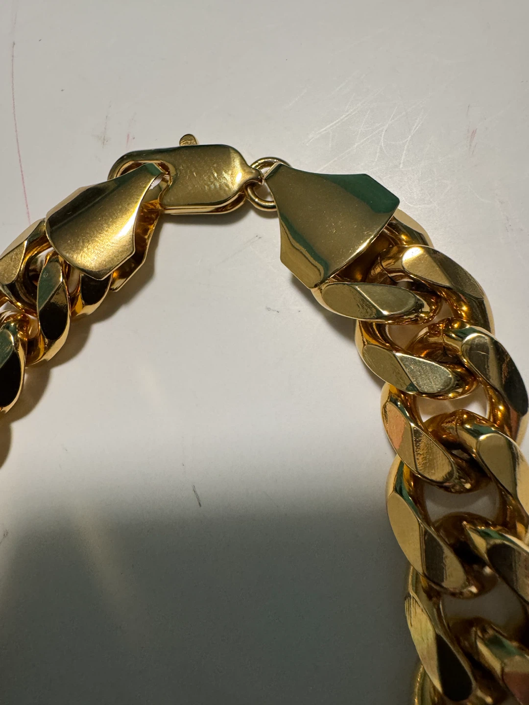 AHAPPY Gold Tone Curb Chain Necklace - photo 2