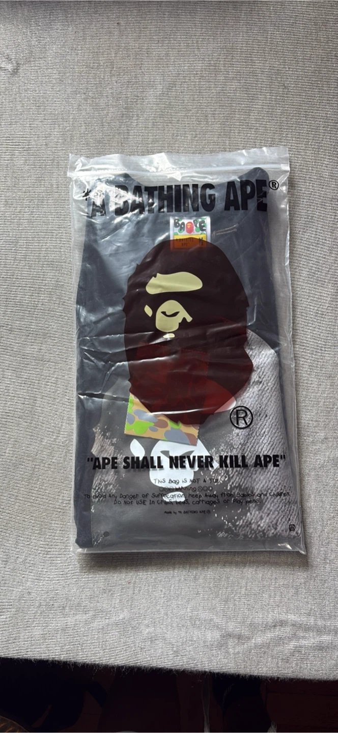A Bathing Ape T-Shirt Black Size M