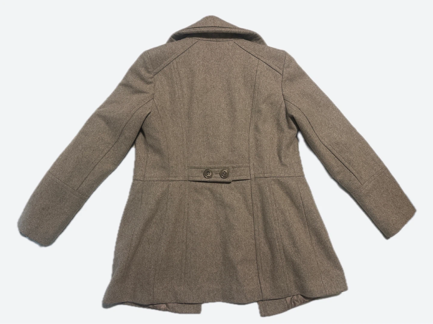 Grey London Fog Wool-Blend Coat - photo 3