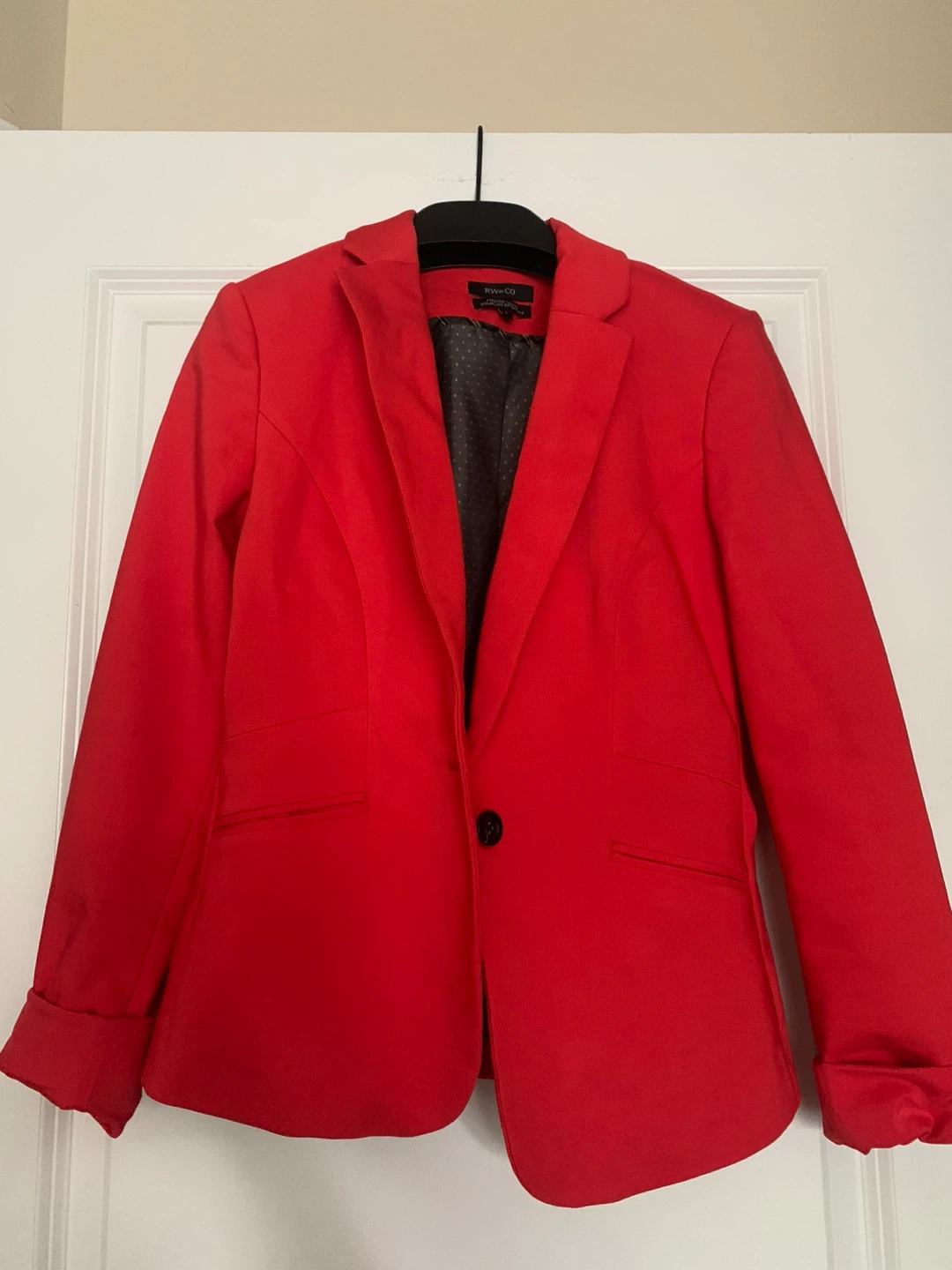 RW&CO. Red Blazer Size 2