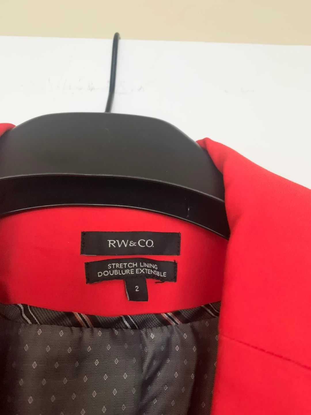 RW&CO. Red Blazer Size 2 - photo 2