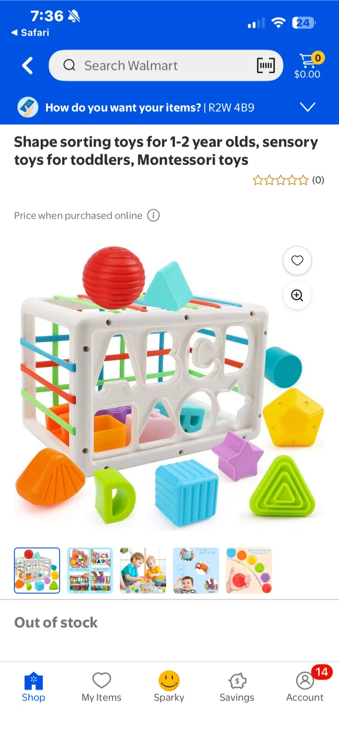 Toddler Sensory Shape Sorting Cube - photo 5