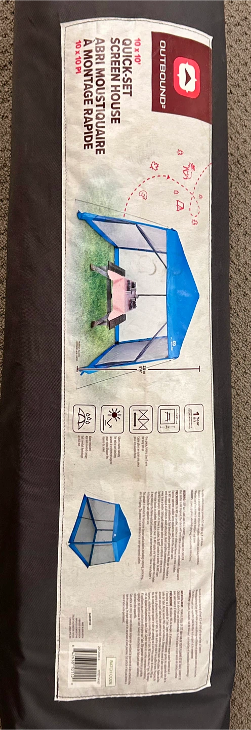 Outbound 10x10 Quick-Set Screen House (gazebo) - photo 3