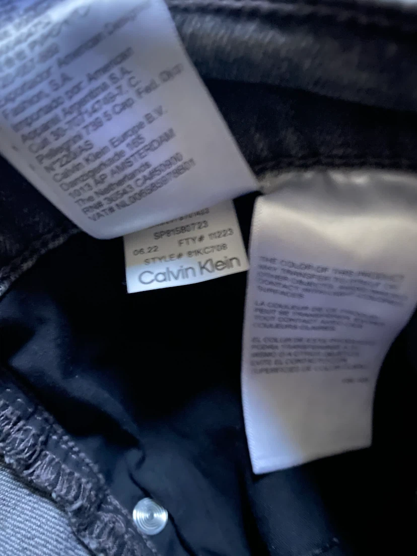 Calvin Klein Slim Straight Fit Jeans - photo 4