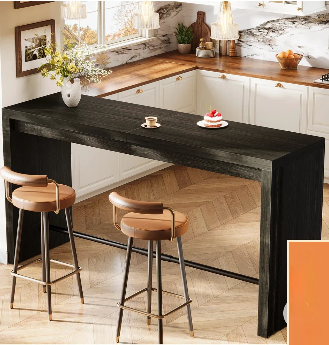 Dark Wood Finish Bar Table/ counter table