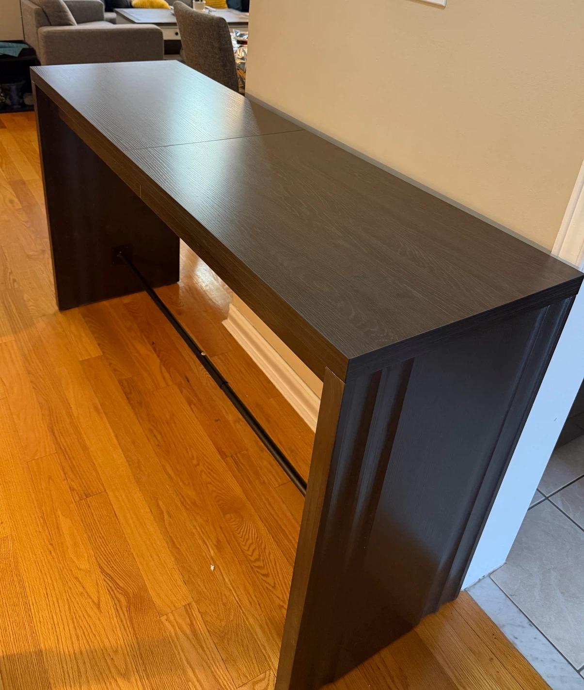 Dark Wood Finish Bar Table/ counter table - photo 2