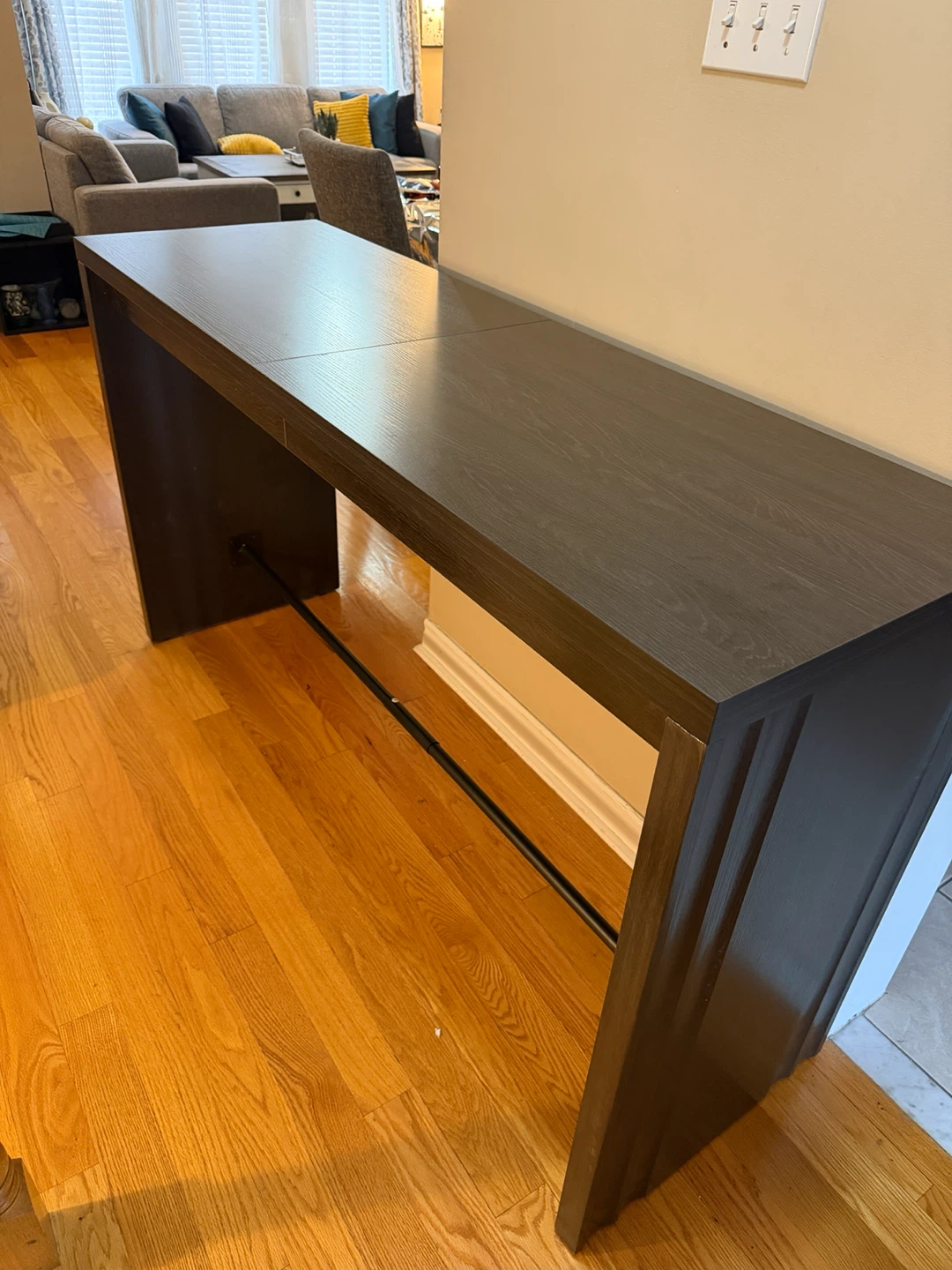Dark Wood Finish Bar Table/ counter table - photo 4
