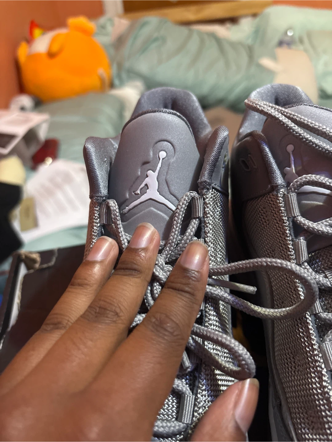 Jordan Max Aura 2 Grey Sneakers - photo 2