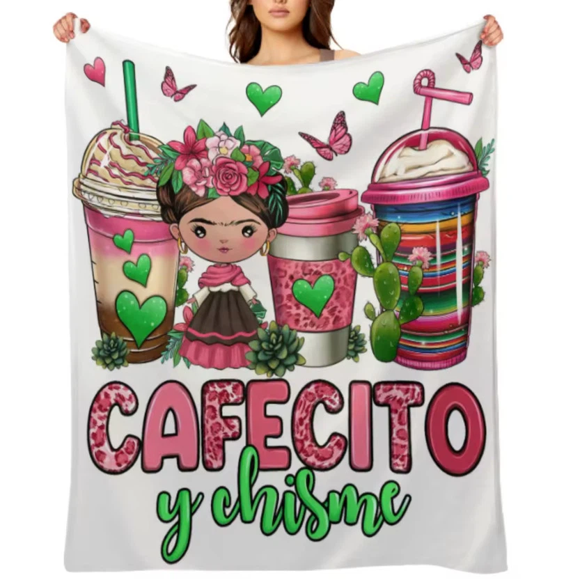 Graphic Print Throw Blanket - photo 3