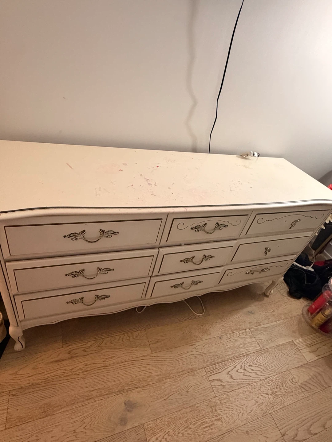 Vintage 9-Drawer Dresser with Mirror - photo 2