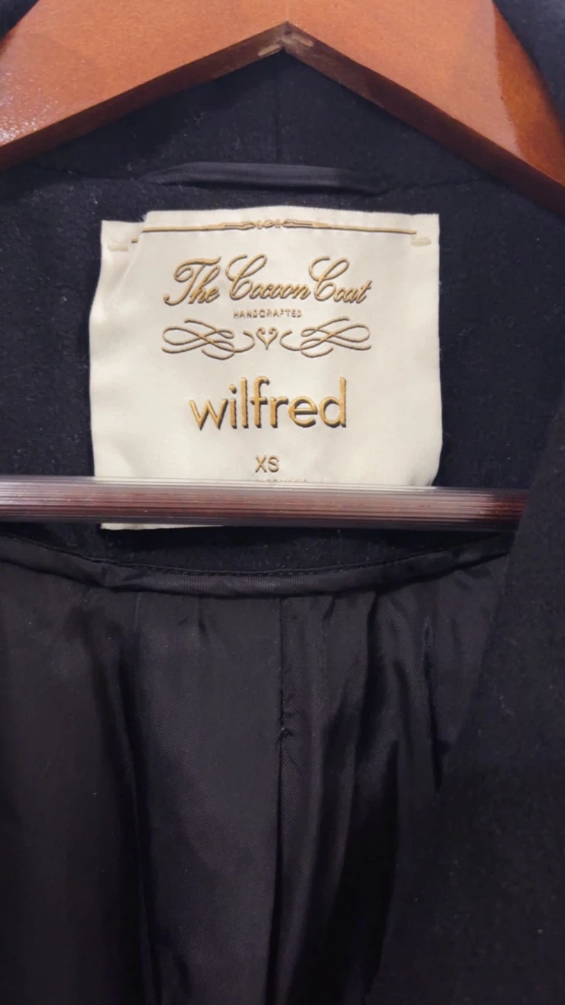 Wilfred The Cocoon Coat - Black - photo 2