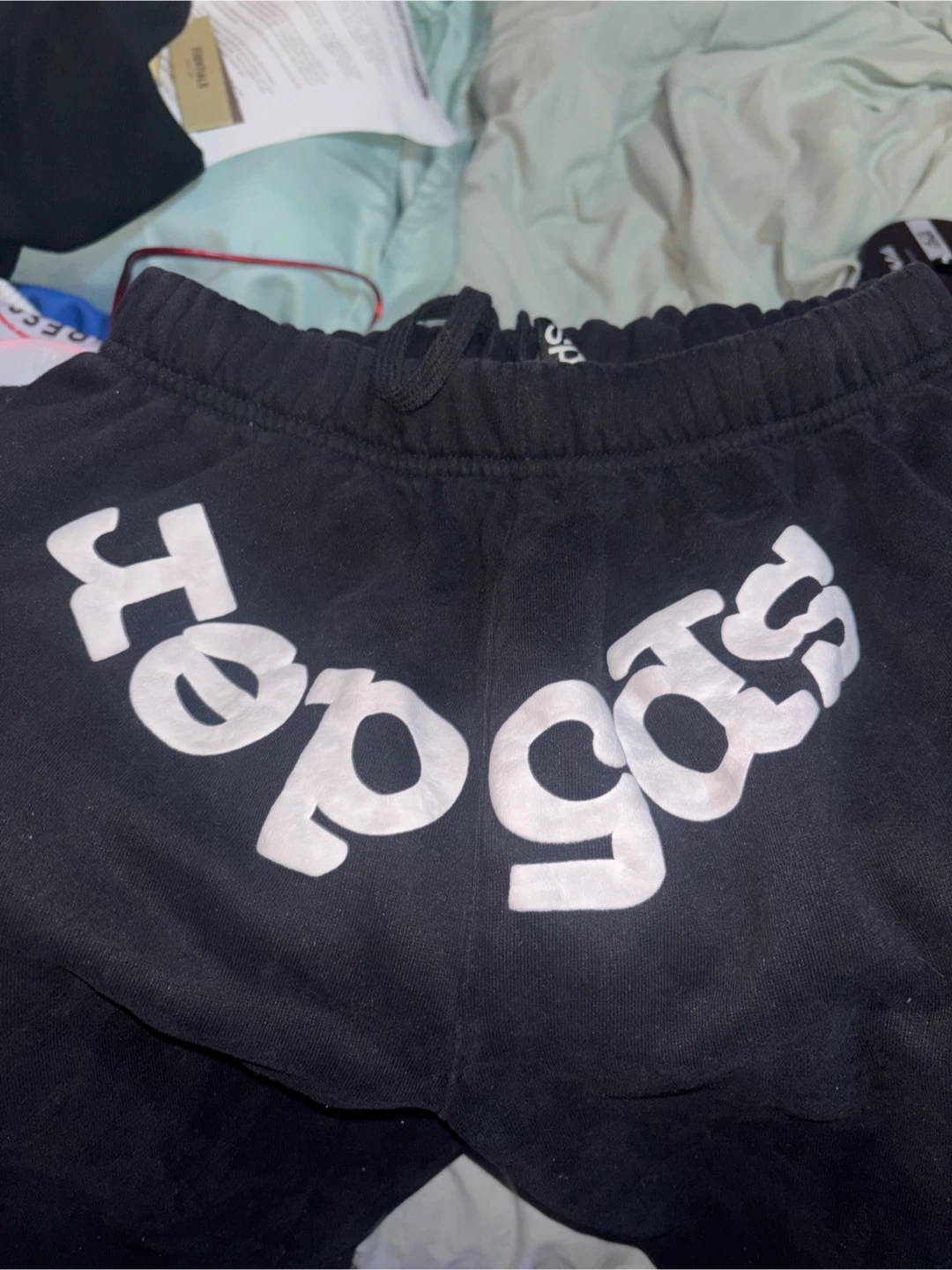 SP5DER Black Sweatpants - photo 2