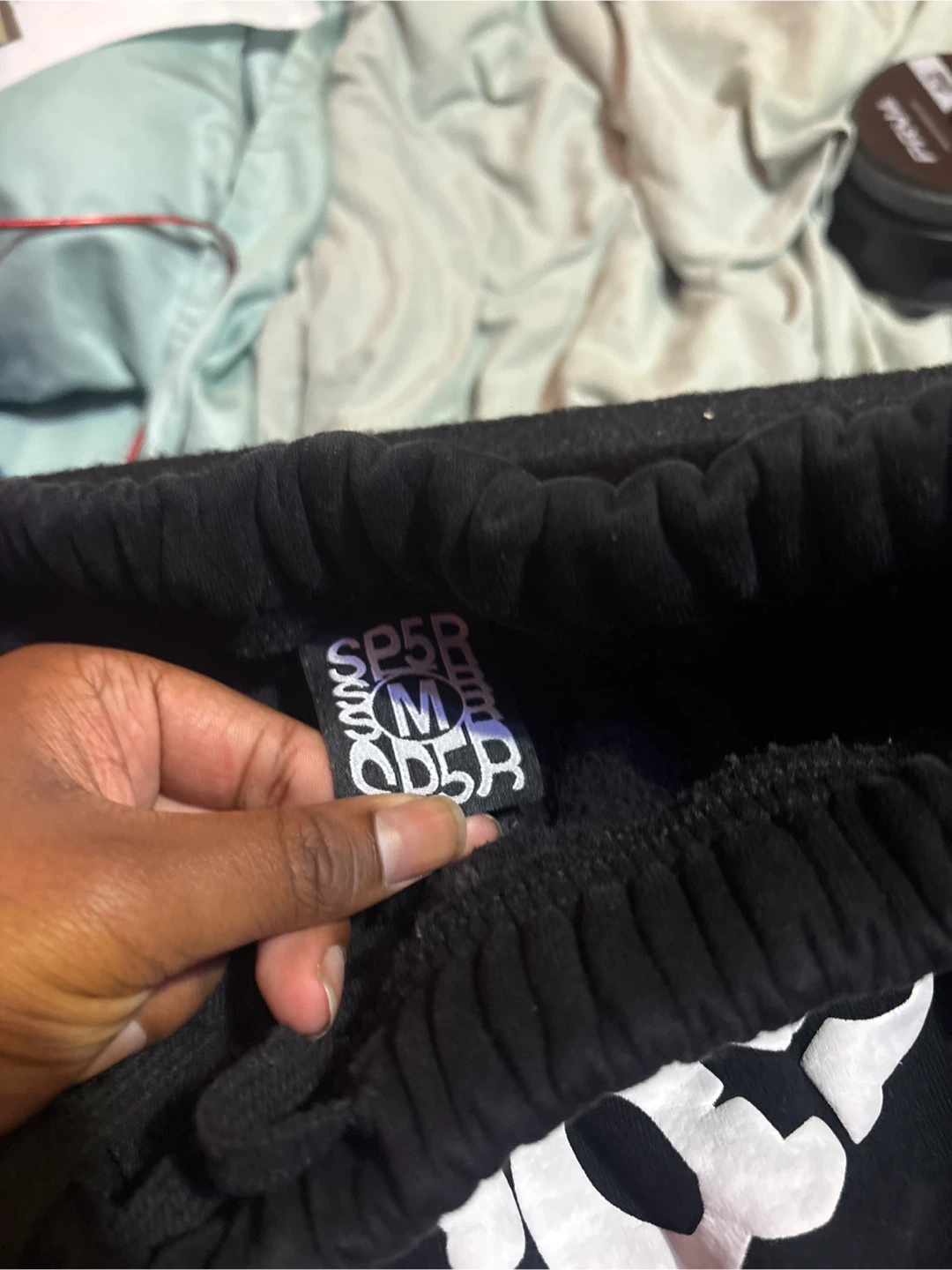 SP5DER Black Sweatpants - photo 3