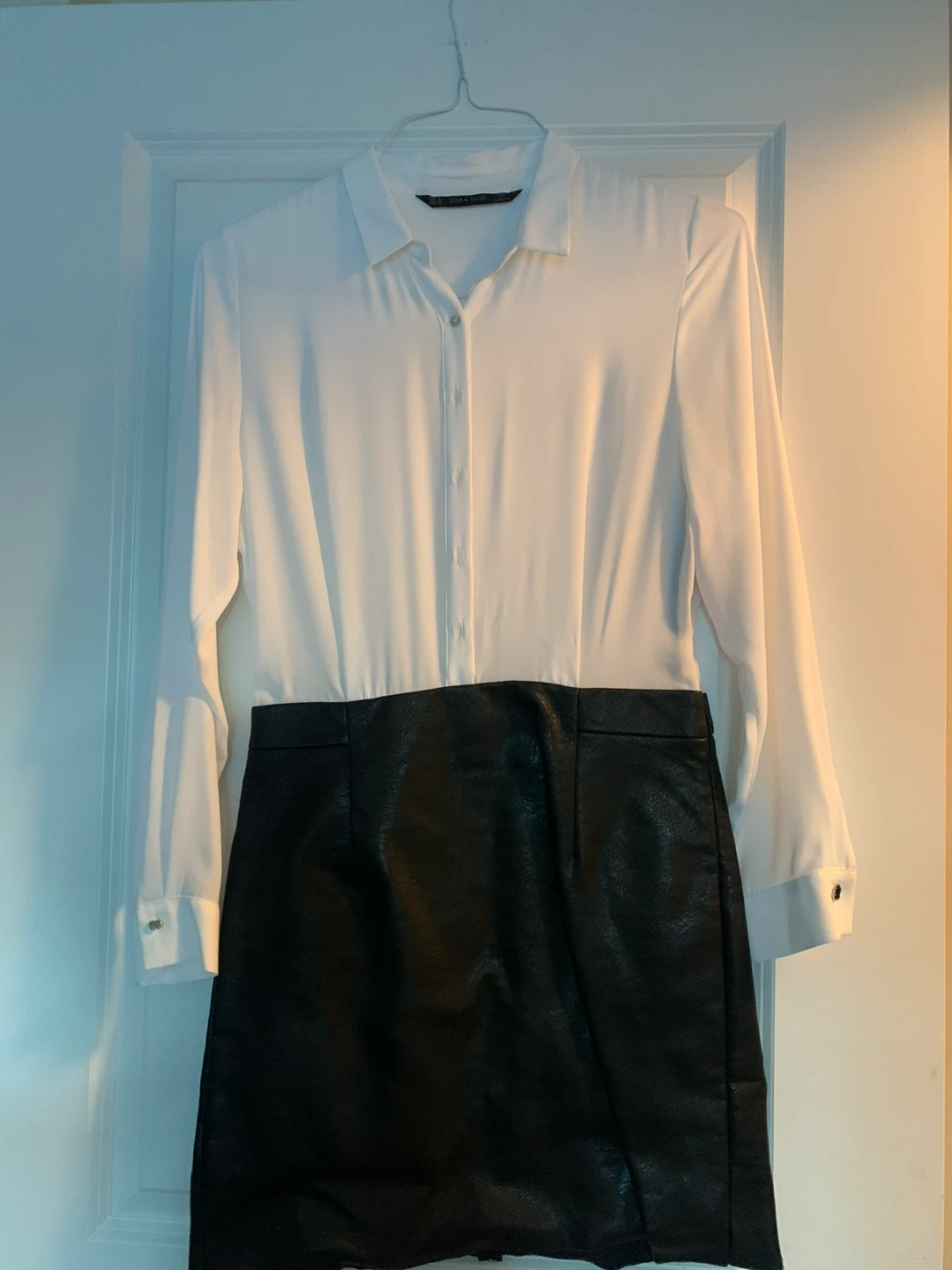 Zara Basic Contrast Dress - photo 2