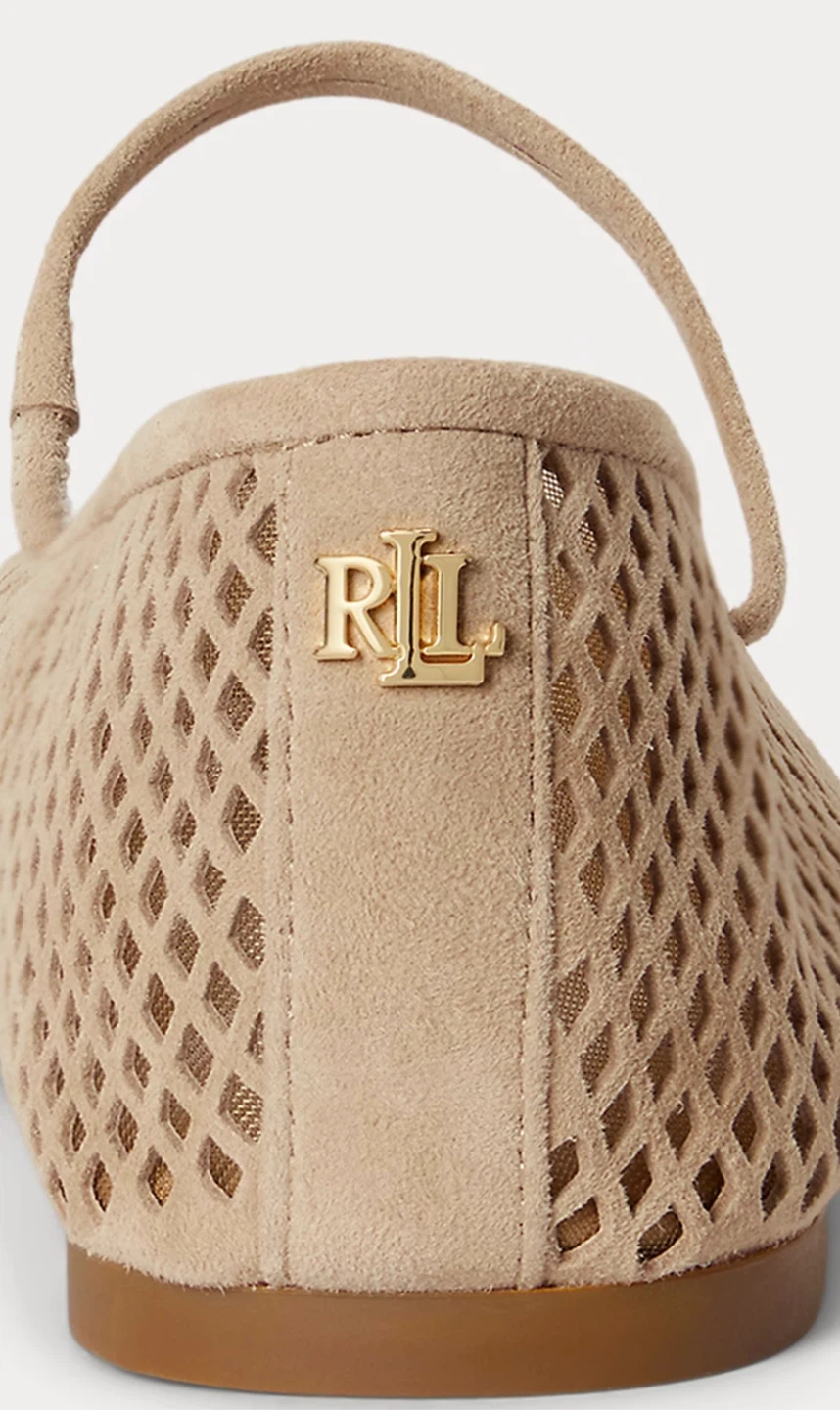 Lauren Ralph Lauren Jayna Suede Ballet Flats Size 11 BNIB - photo 3