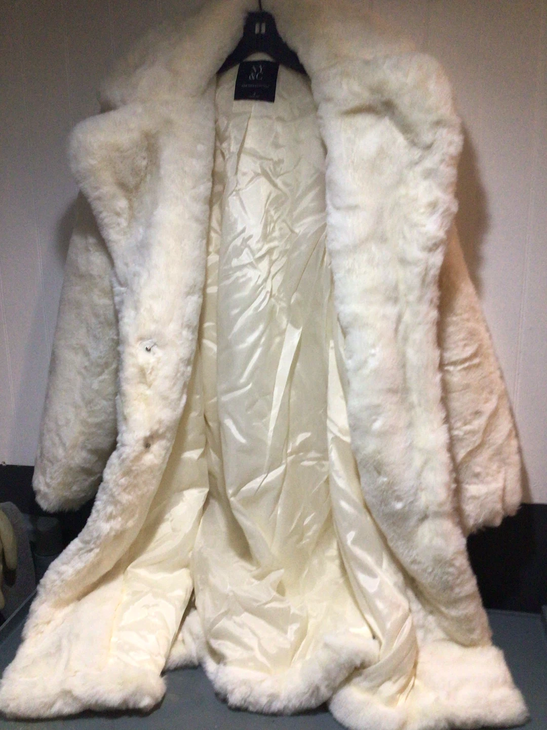 White Faux Fur Long Coat - photo 5