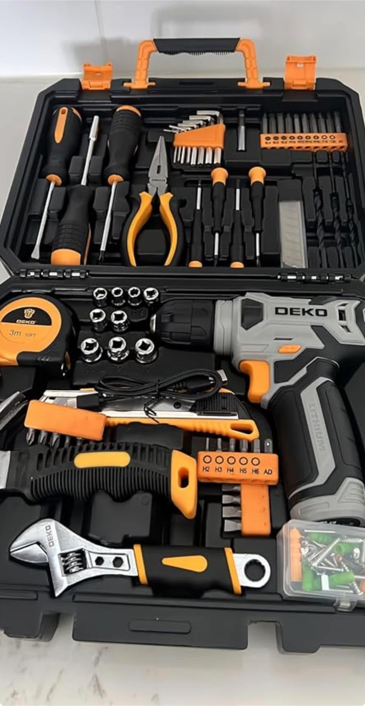 DEKO Cordless Drill and Tool Set - photo 3