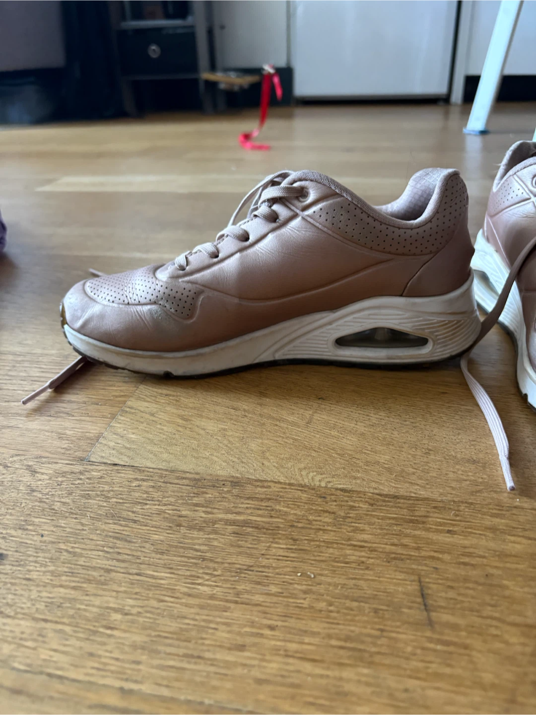 Women's Rose Gold Skechers Sneakers - photo 2