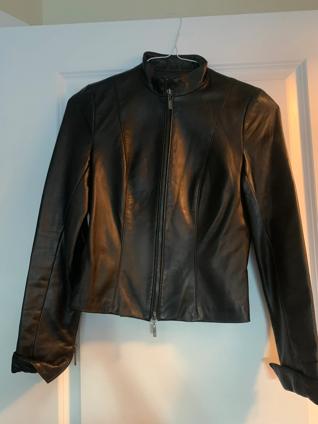 Danier Black Italian Leather Jacket - photo 2