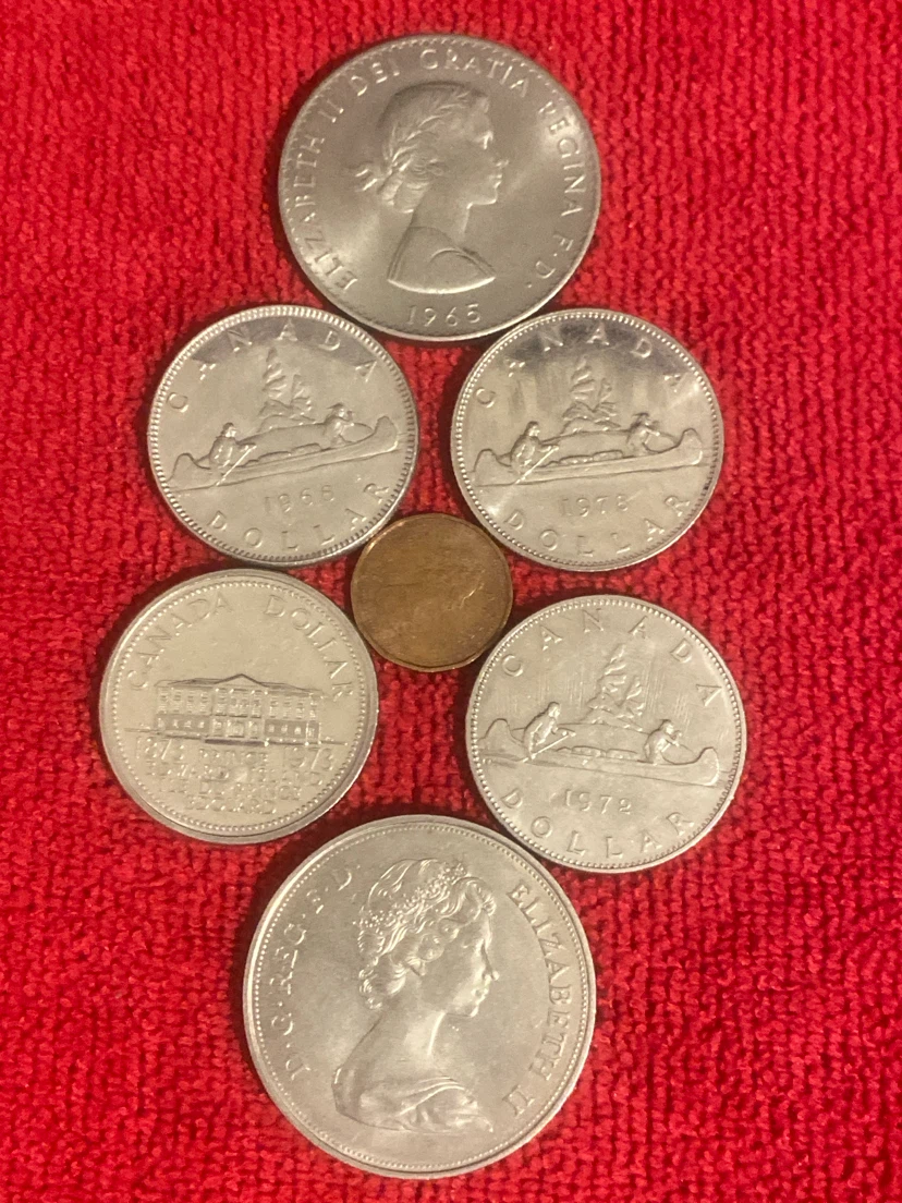 Collection of Vintage Canadian Coins