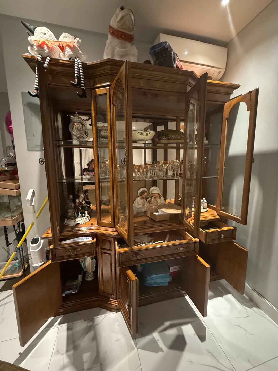 Traditional 100% Varnished Wood Cabinet - photo 5