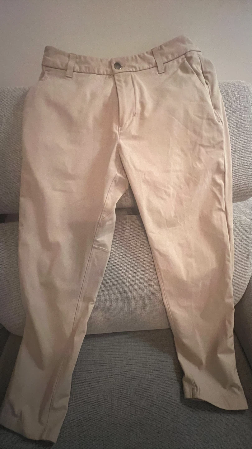 Beige lululemon abc Trousers size 29