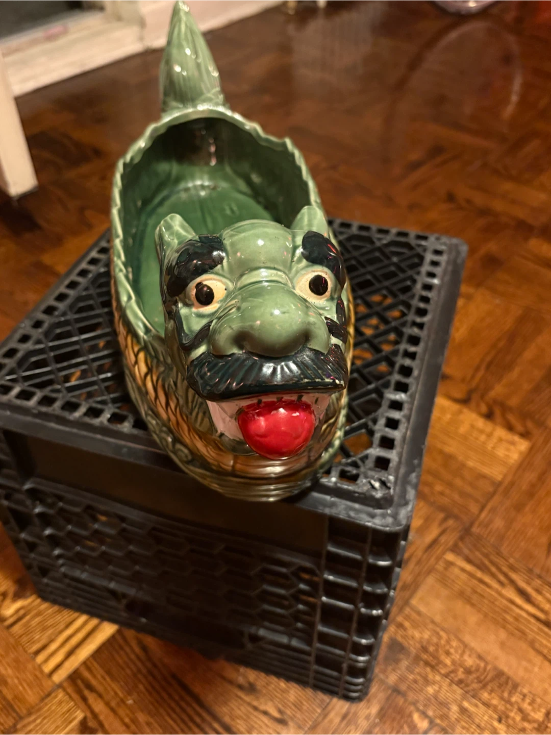 Ceramic Dragon Boat Serving Dish