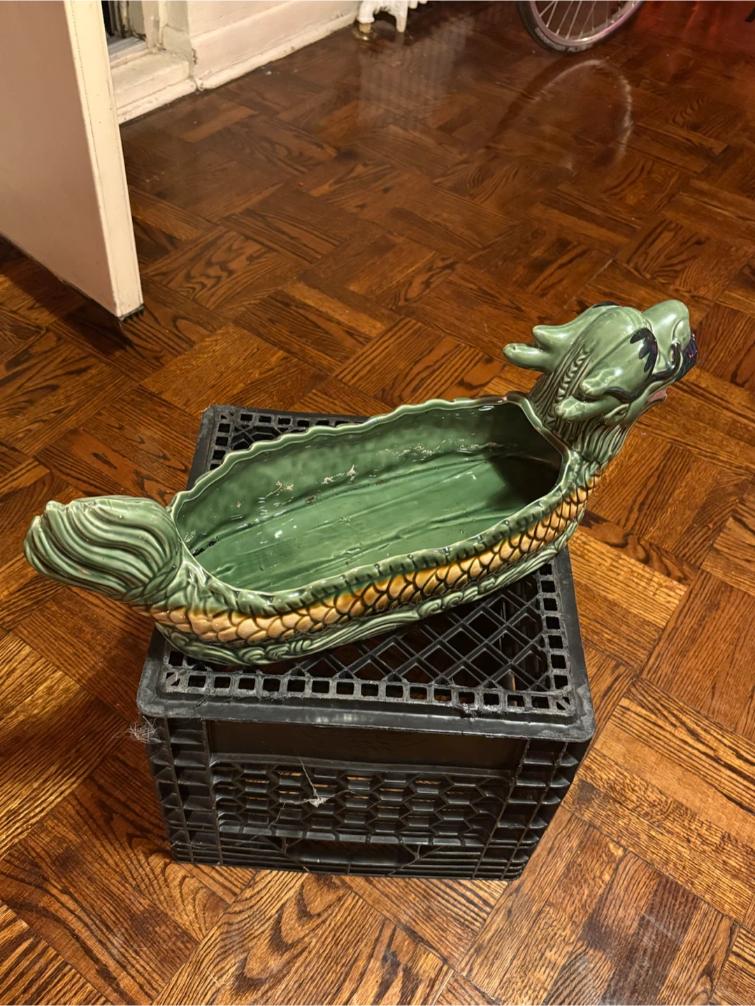 Ceramic Dragon Boat Serving Dish - photo 5