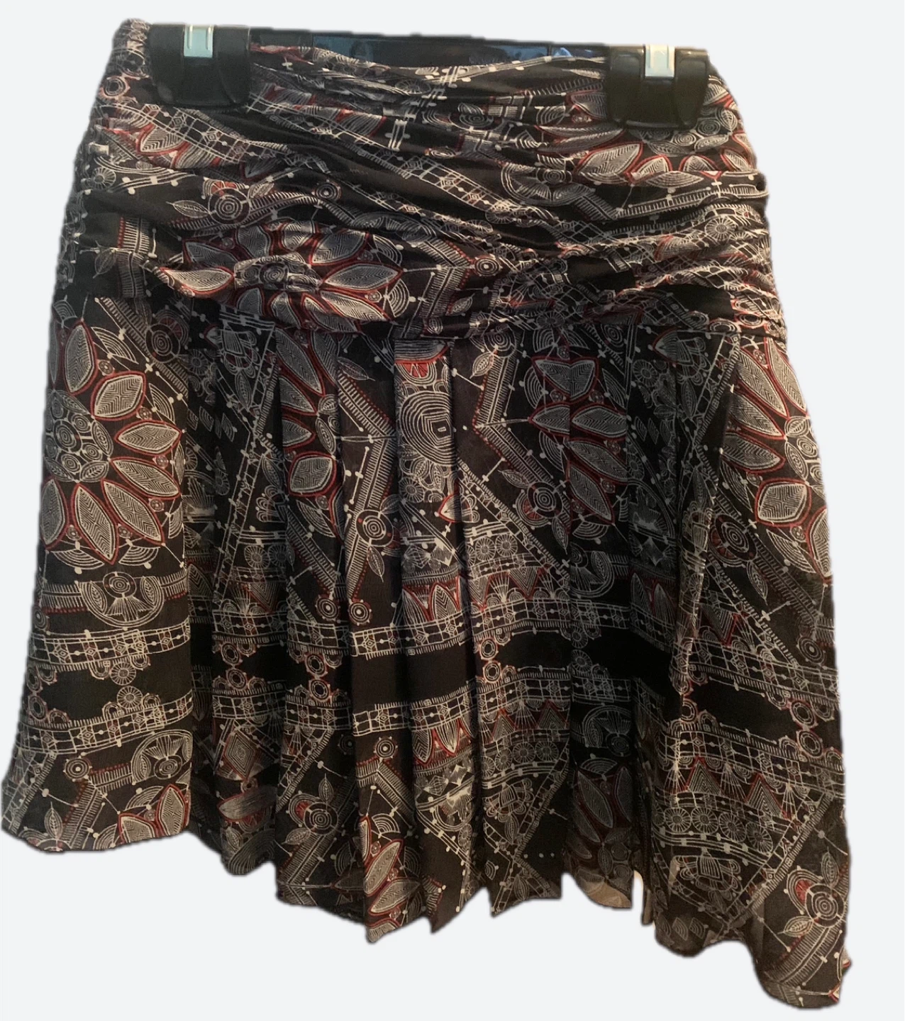 Geometric Print Mini Skirt