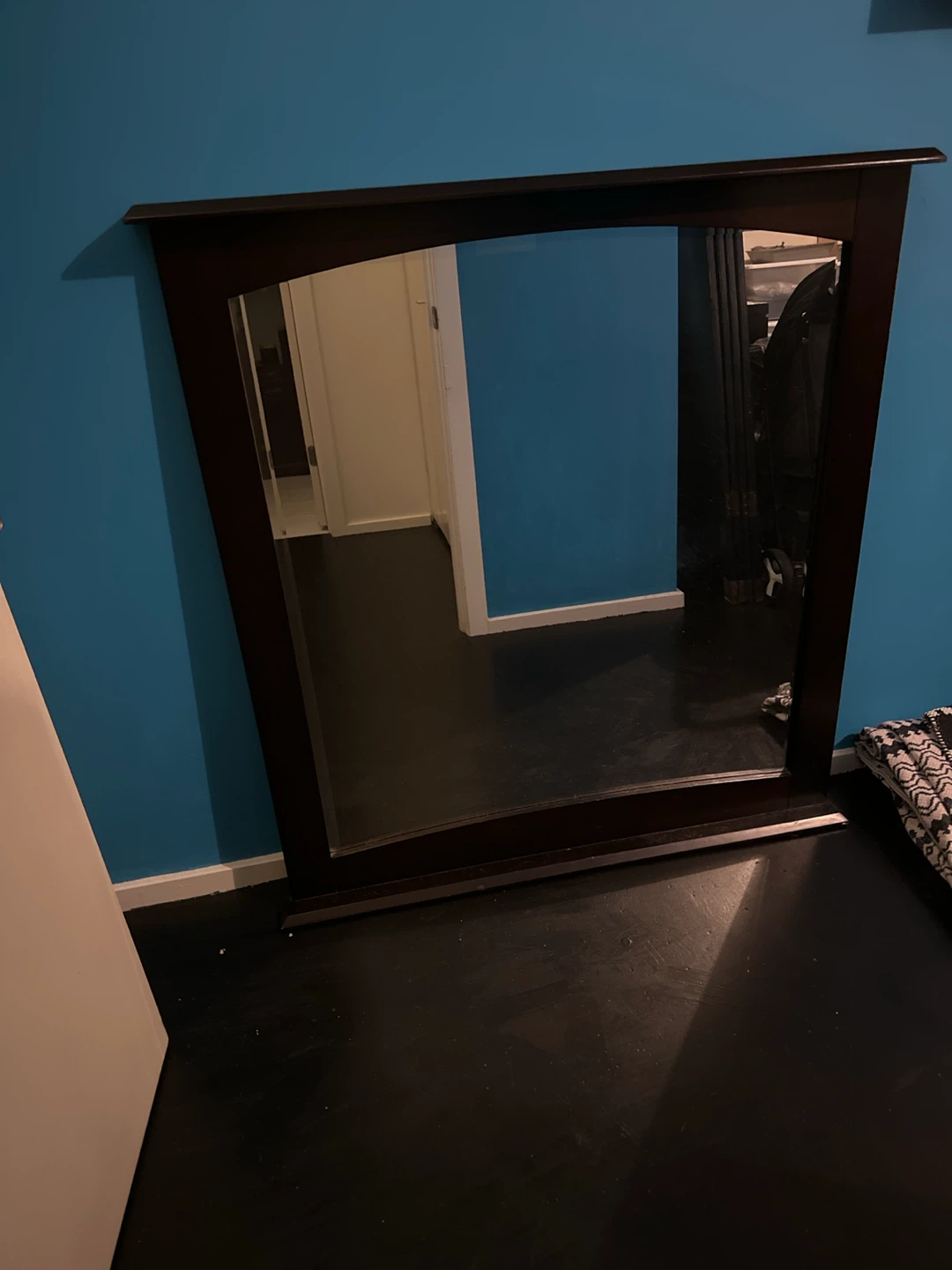 Large Wooden Dresser Mirror