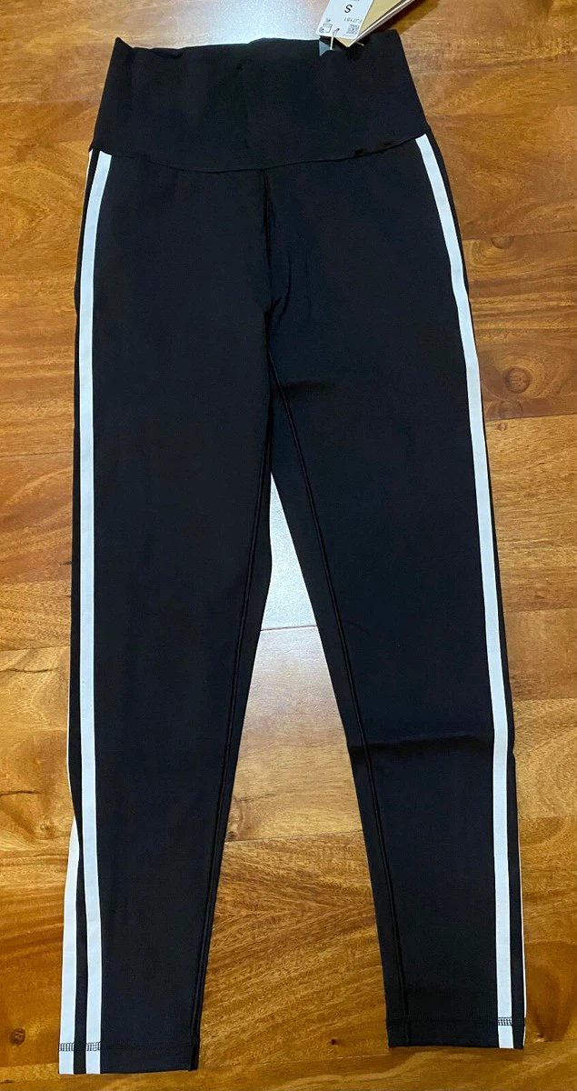 Adidas Black 3-Stripe Leggings