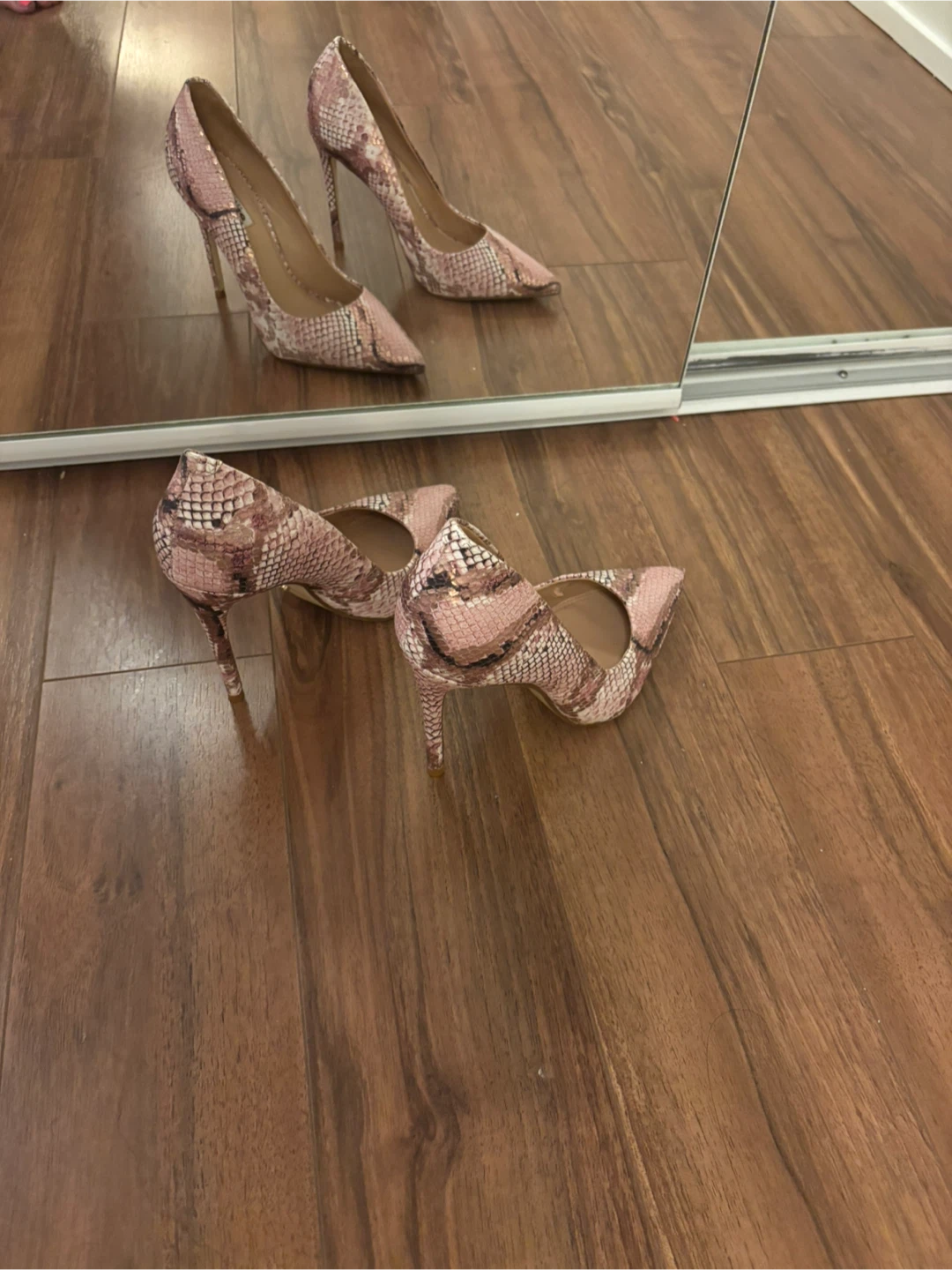 Dune London Banksy Snake Print Court Shoes