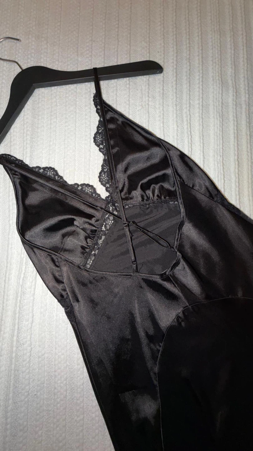 Sincerely Jules black lace slip dress - photo 3