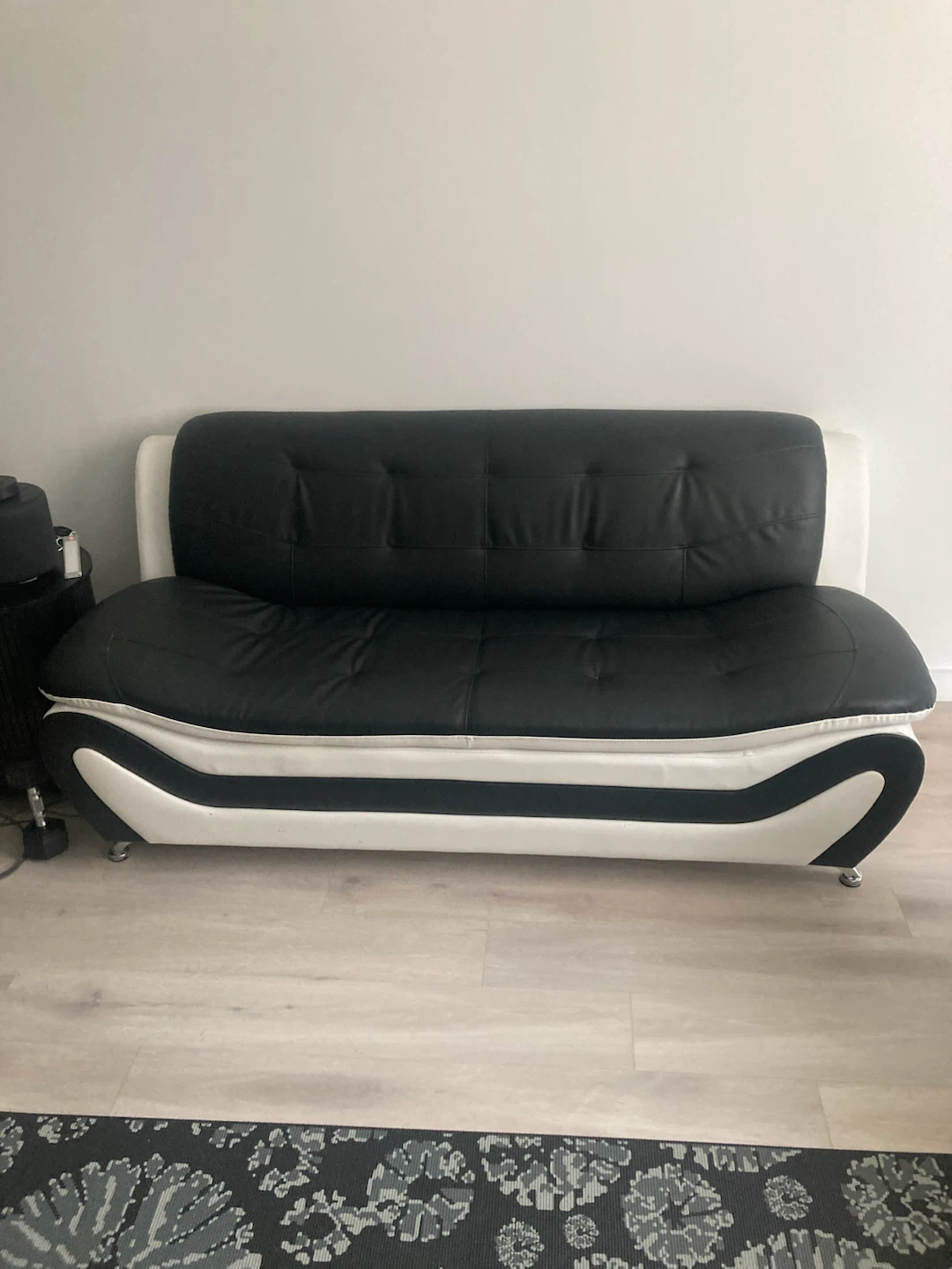 Faux Leather Sofa & Love seat