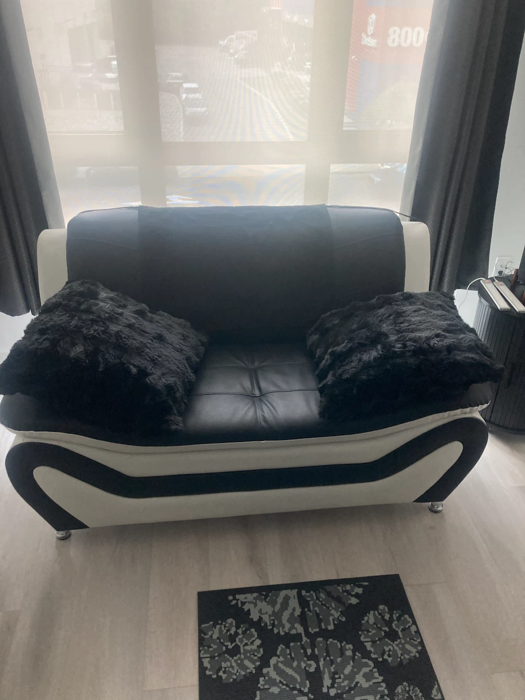 Faux Leather Sofa & Love seat - photo 2