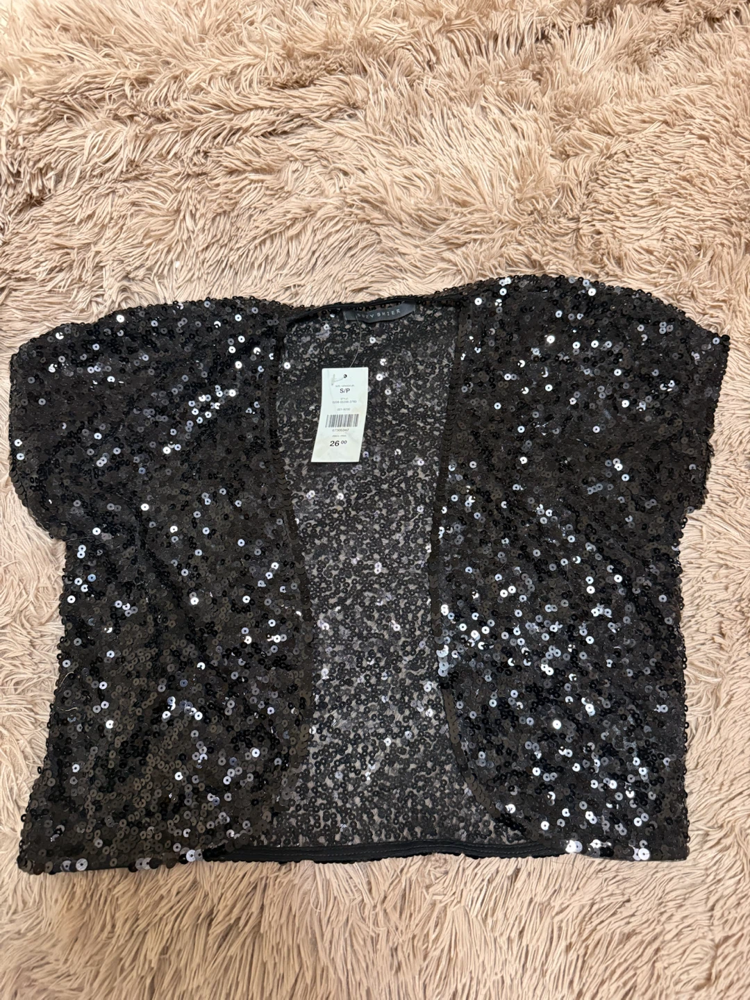 Black Sequin Bolero