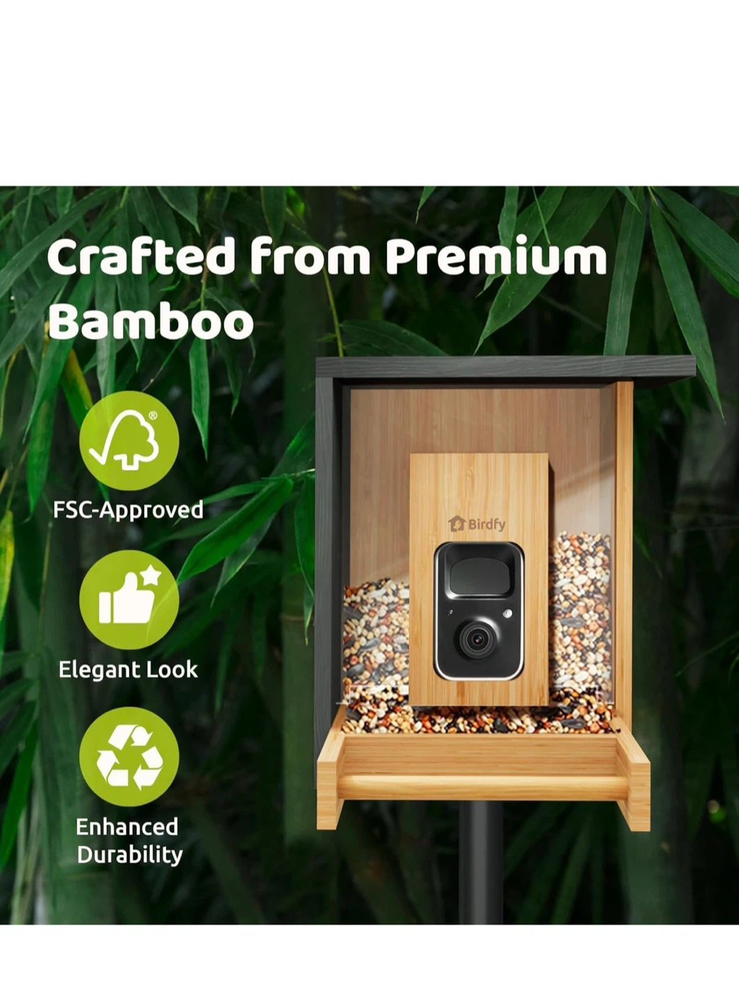 Birdfy Smart Bird Feeder with Camera - photo 2