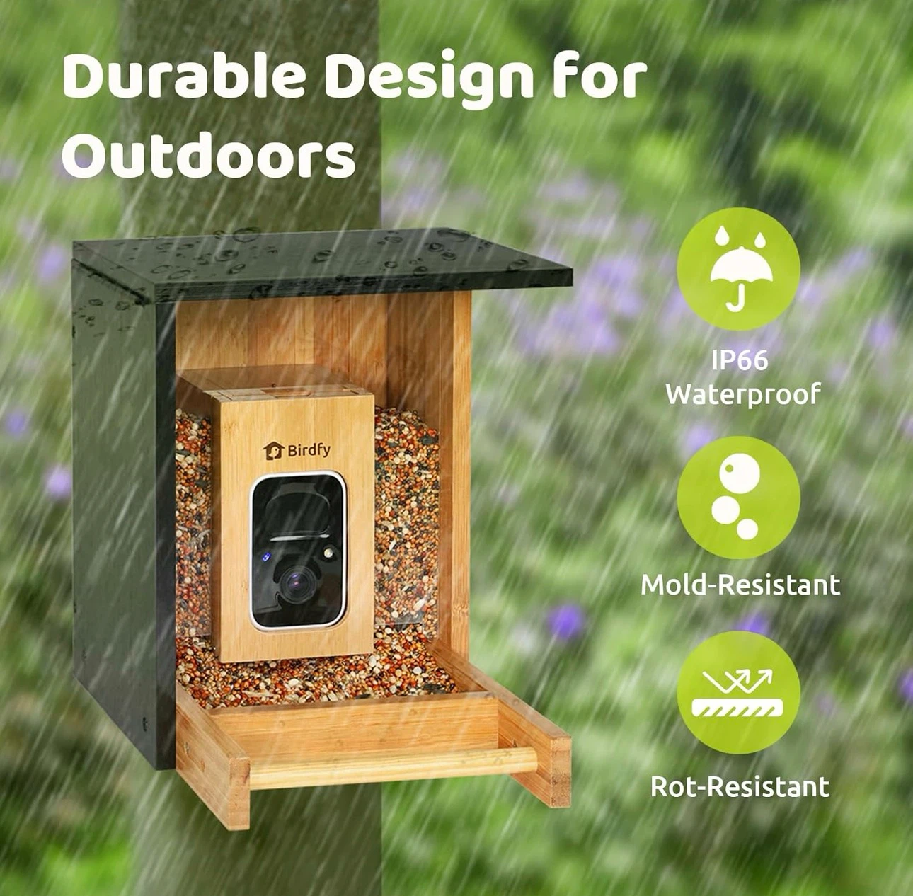 Birdfy Smart Bird Feeder with Camera - photo 4