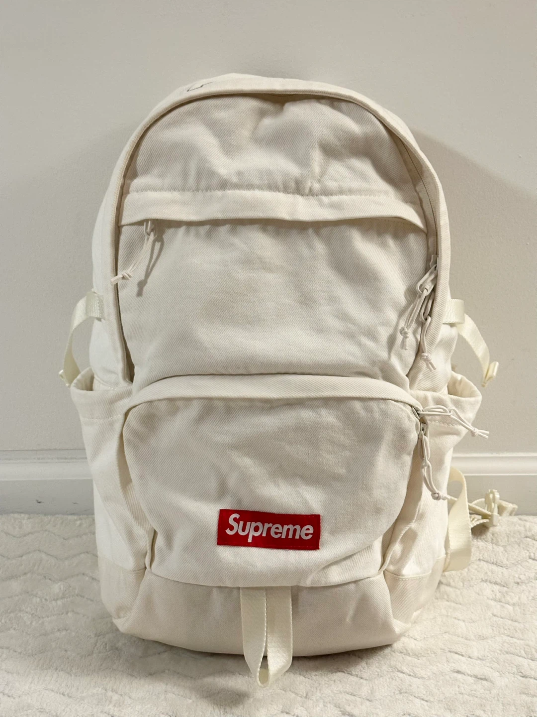 Supreme Denim Backpack White - photo 5