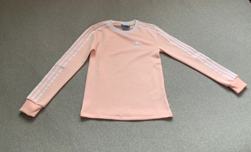 Adidas Originals Long Sleeve Shirt Peach Size 2XS