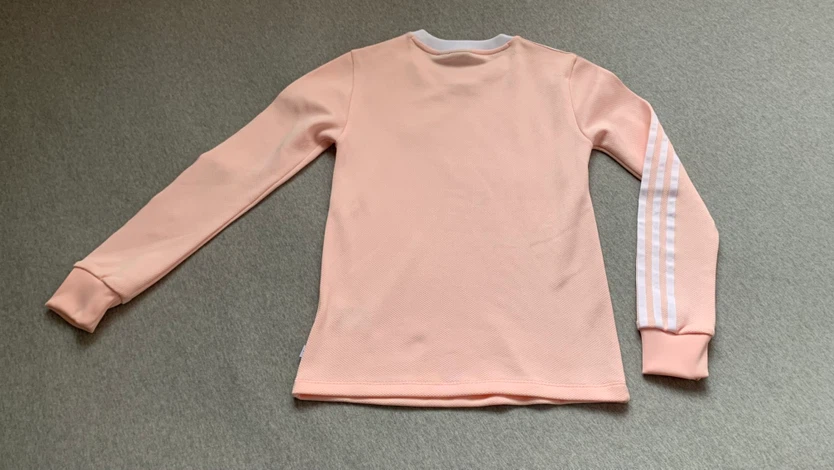 Adidas Originals Long Sleeve Shirt Peach Size 2XS - photo 2