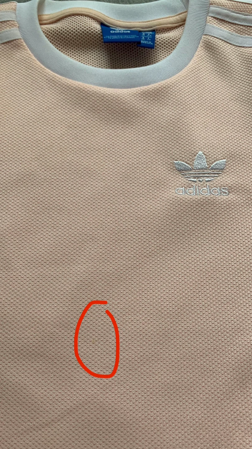 Adidas Originals Long Sleeve Shirt Peach Size 2XS - photo 4