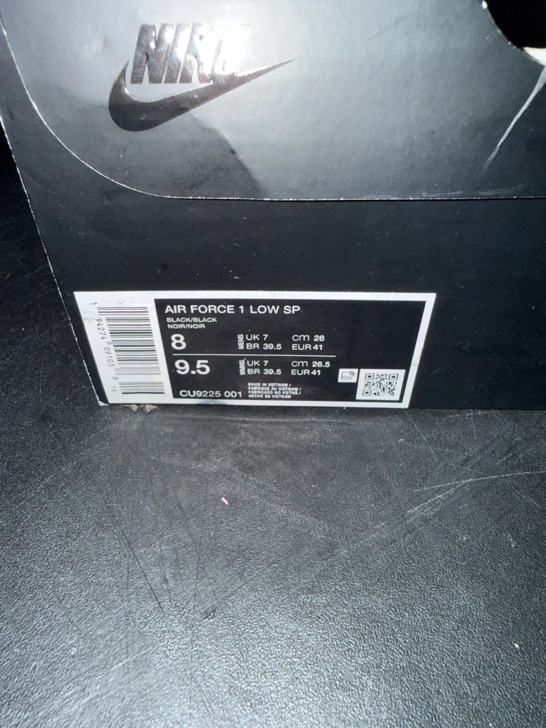 Supreme x Nike Air Force 1 Low Black - photo 4