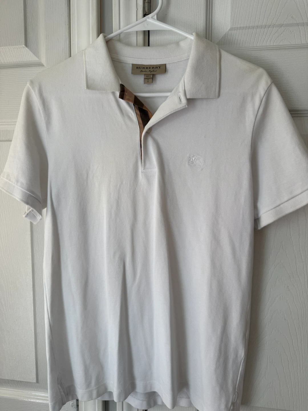 Burberry White Polo Shirt - photo 2