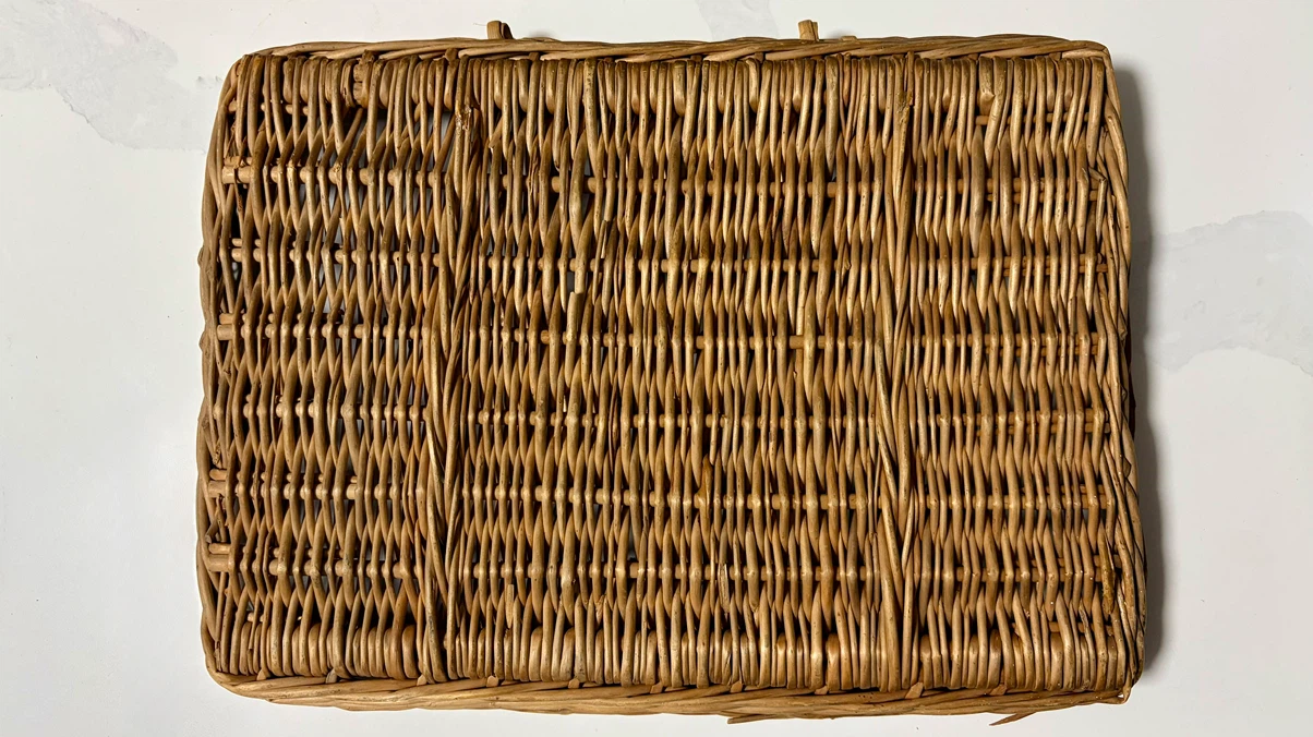 Wicker Picnic Basket with Lid - photo 5