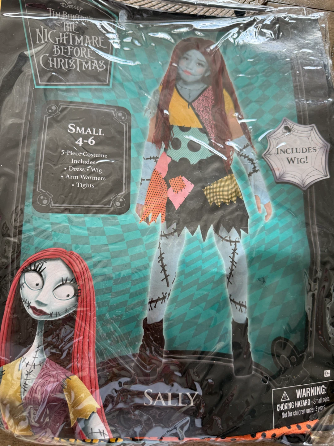 Sally Nightmare Before Christmas Costume Small 4-6
